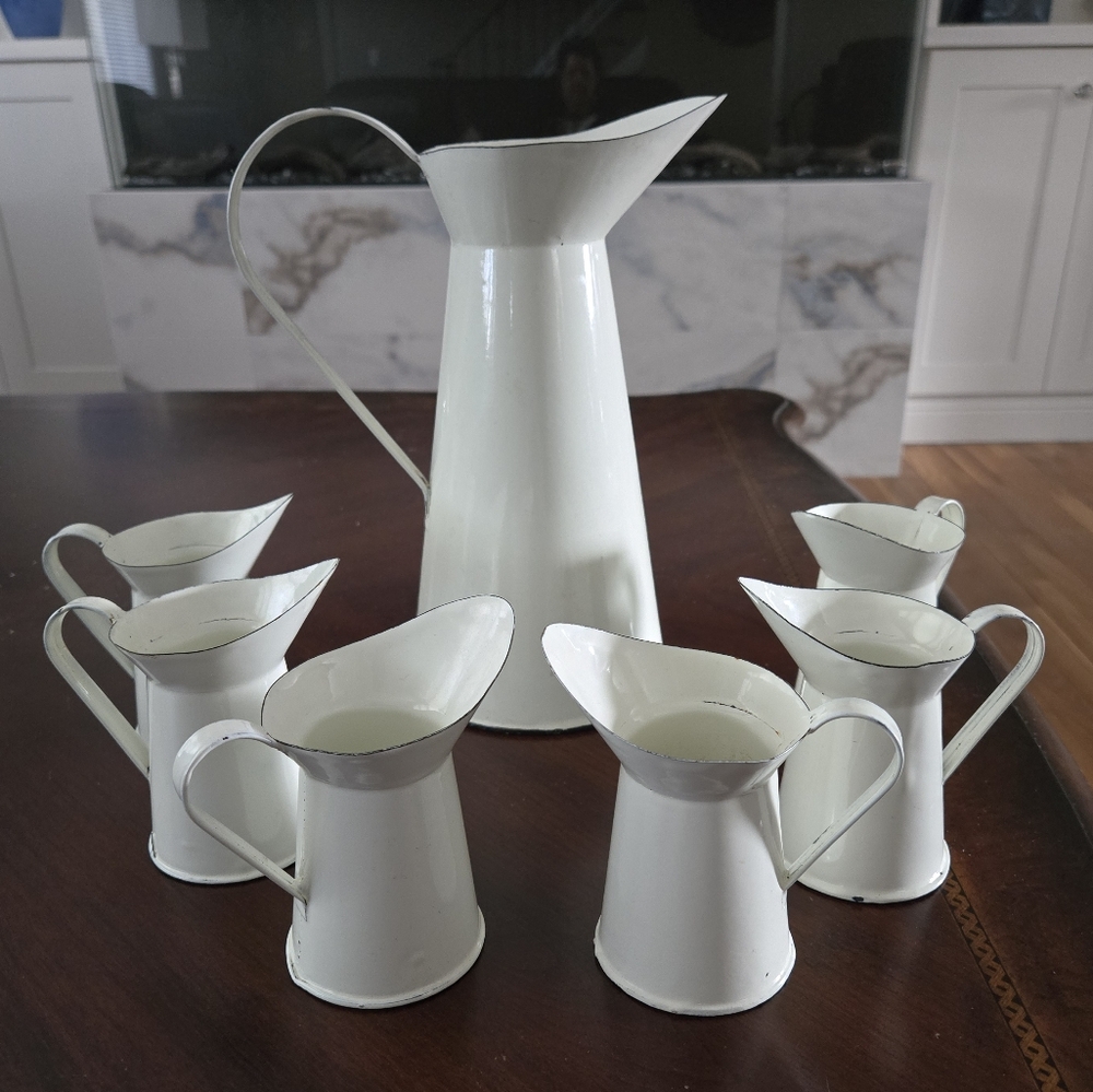 7 Enamel Pitchers (Weddingstar)